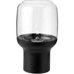 Stelton Hoop Windlicht - 10x10x17 Cm - Black