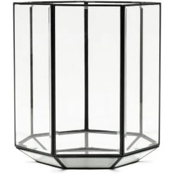 Riviera Maison Rivièra Maison French Windlicht - Ø 30 Cm - Höhe 33 Cm - Transparent