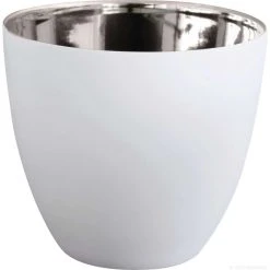 ASA Xmas Windlicht - Ø 9 Cm - Höhe 8 Cm - Weiß